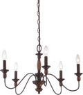 Tuscan Brown 5-Light Chandelier A68696