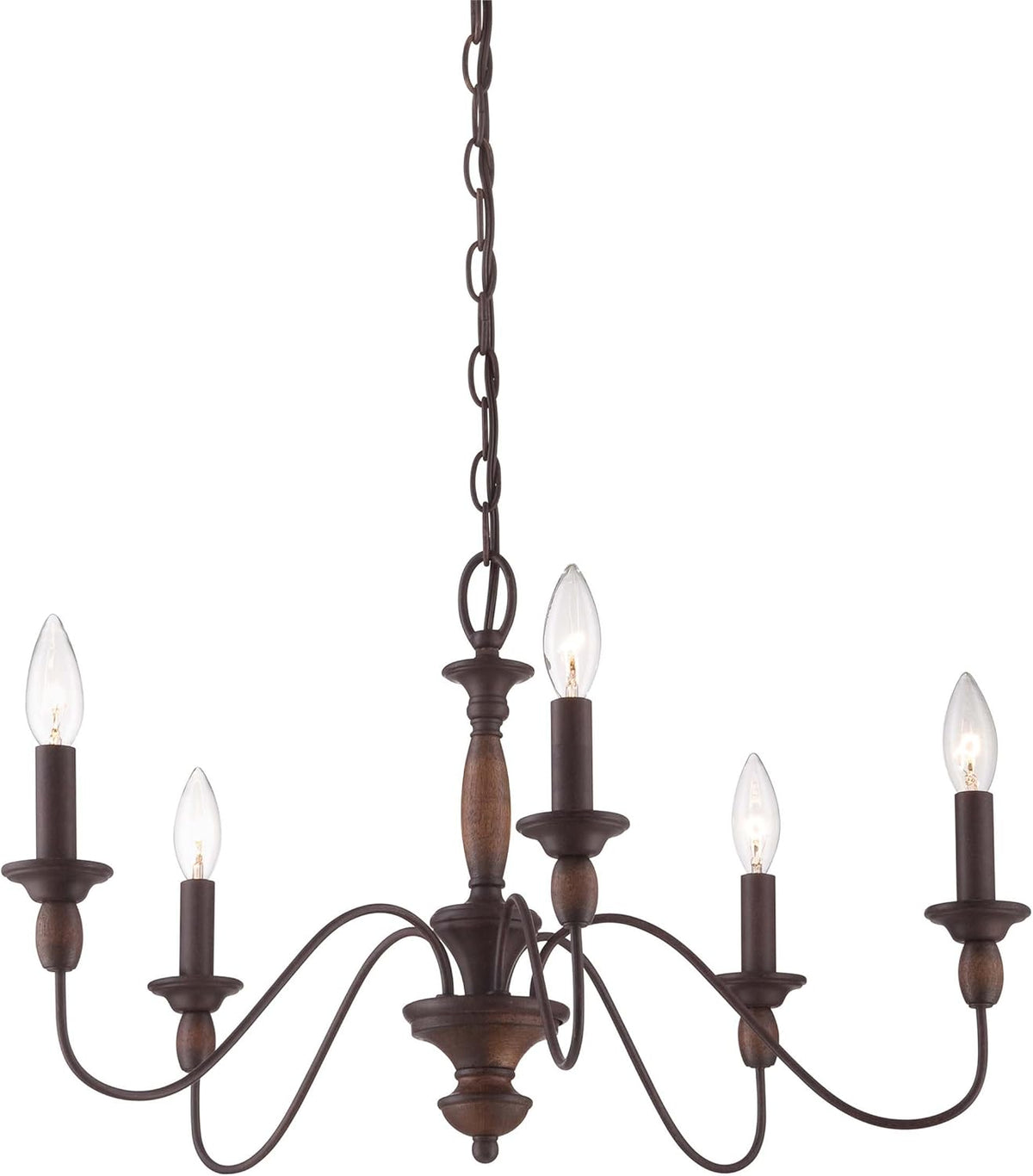 Tuscan Brown 5-Light Chandelier A68696