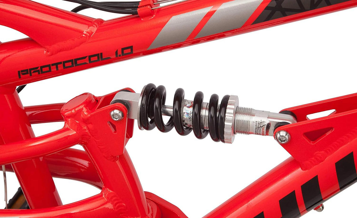 26 In. Wheels 24-Speed Aluminum Full Suspension Mountain Bike X8716