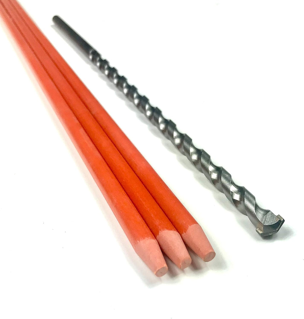 100 PCS 48 Inch Driveway Markers with 12" Install Drill Bit I15344
