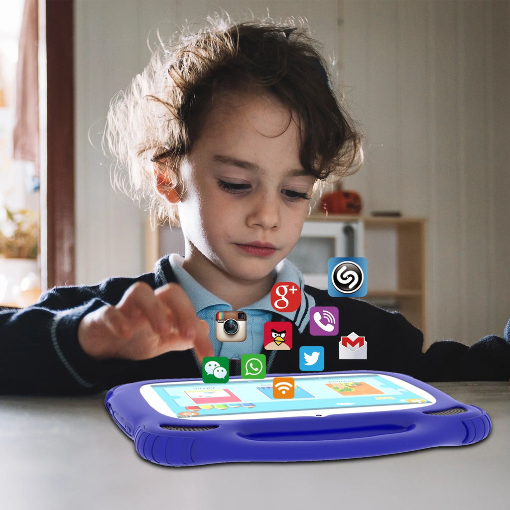 7 inch Kids Tablet with Protective Case 2GB RAM 32GB ROM D7014