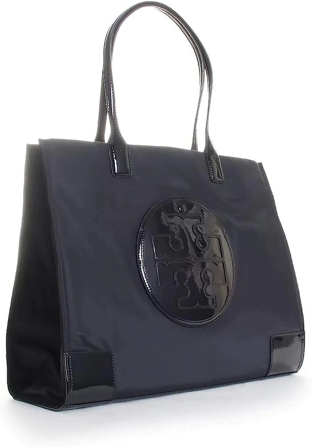 Black Patent Tote Bag U28727