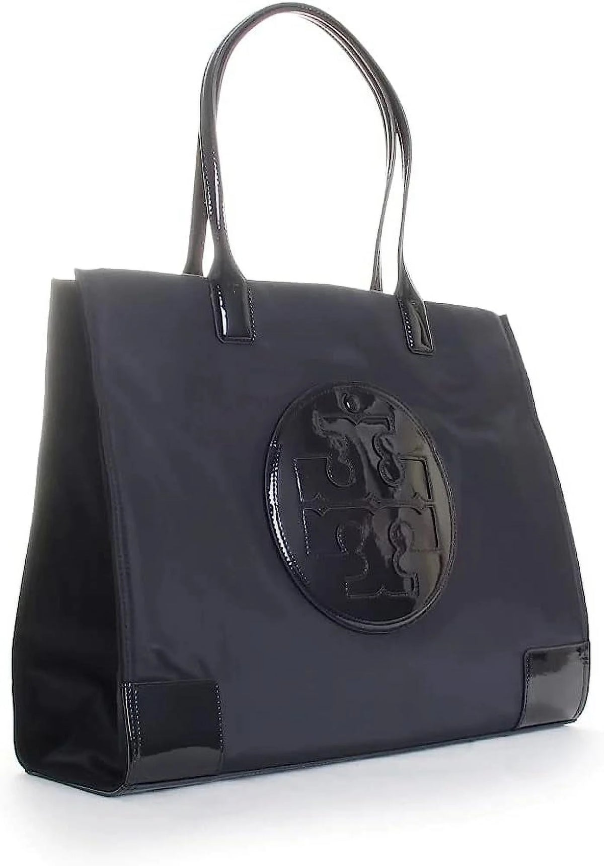 Black Patent Tote Bag U28727