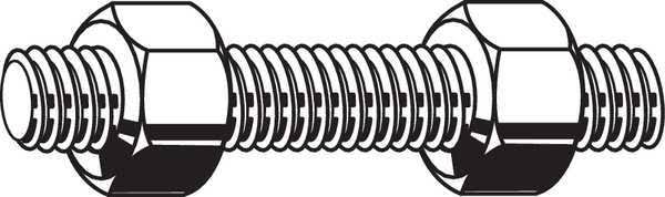 Threaded Stud 3/4-10X7 Q340775