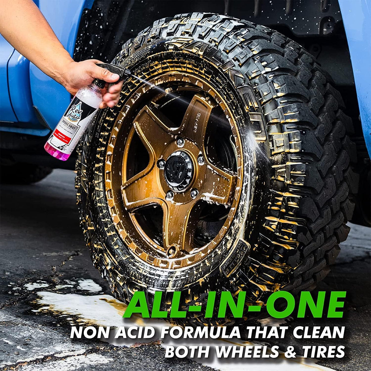 1 Gallon Pack of 2 Wheel and Tire Cleaner Q948555
