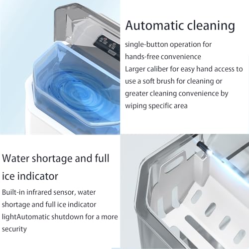 Counter Top Electric Ice Maker Machine with 1.3L, Black N734828