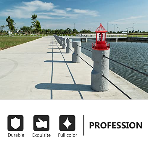Solar Powered Rotating Lighthouse Outdoor Hanging Lamp Y6267