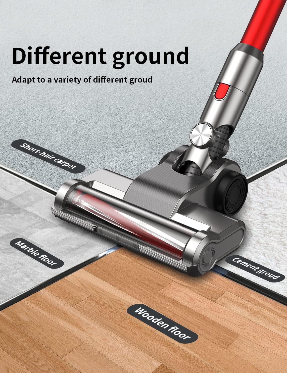 Cordless Stick Vacuum with 25Kpa Suction, 40min Runtime V219855