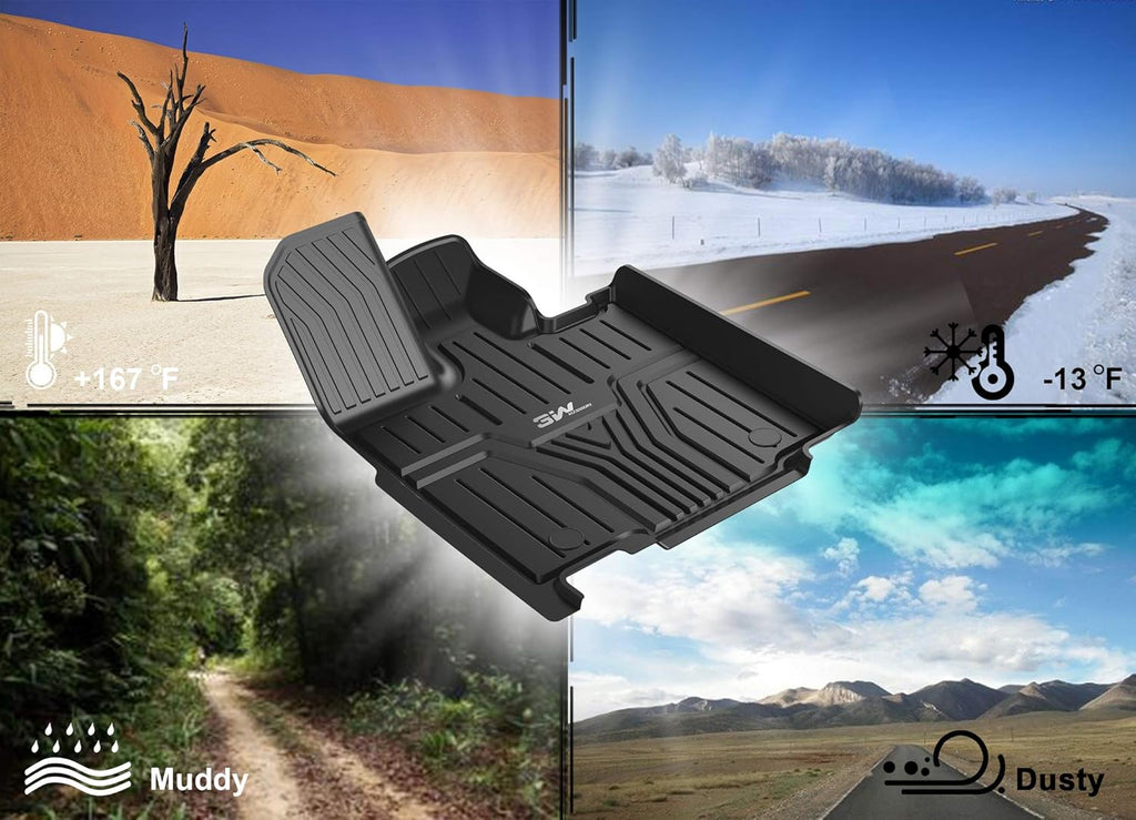 Black TPE All Weather Floor Mats Full Set R59905