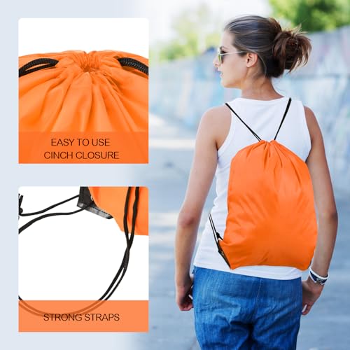 100 Pcs Polyester Drawstring Backpack P23655