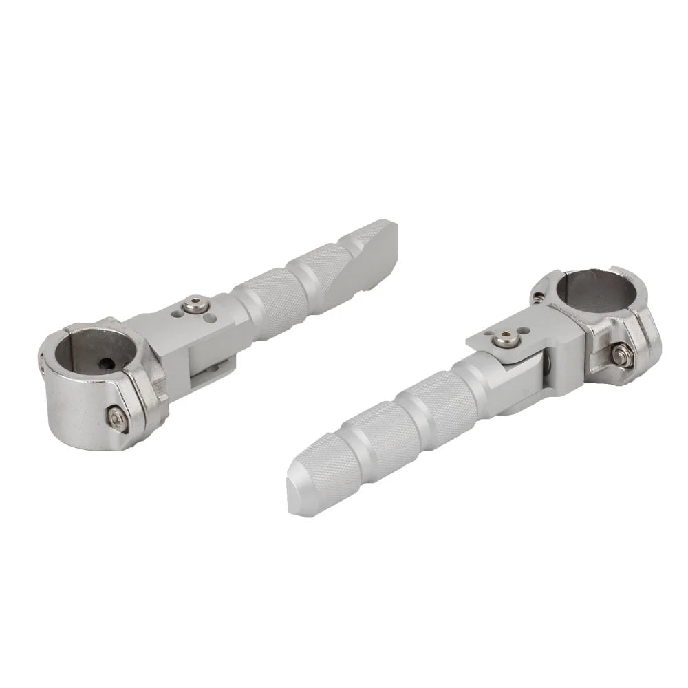 Universal Motorcycle 360 Rotatable Highway Crash Bar Foot Pegs F8101