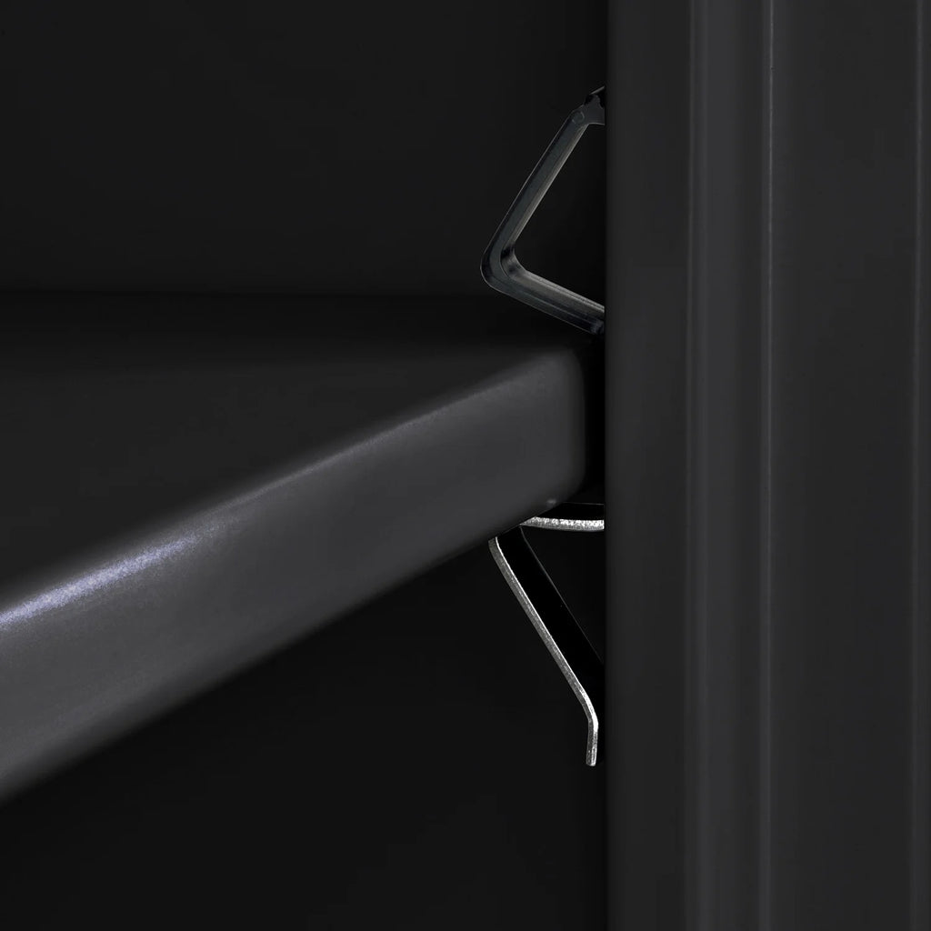 5-Shelf Steel Storage Cabinet with Recessed Handle F4274