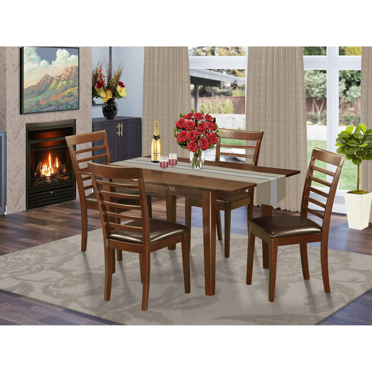 5 Piece Dining Table Set Z652