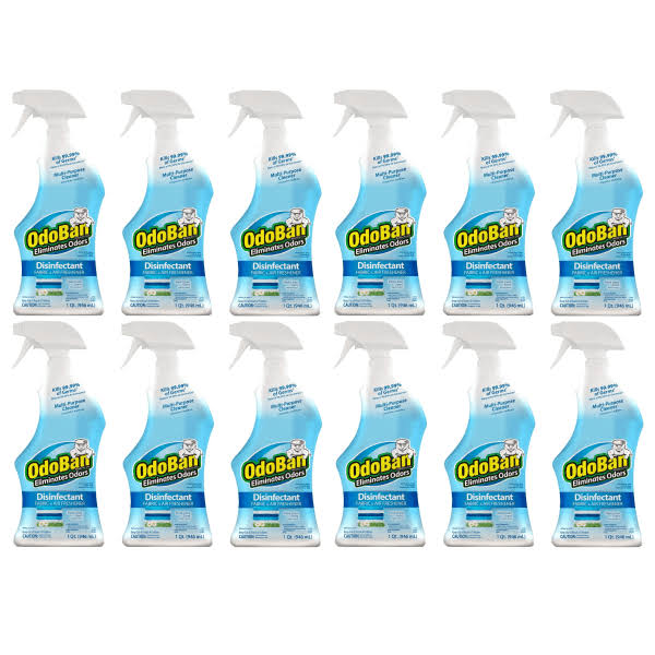Odor Eliminator Disinfectant Spray Fresh Linen Scent 32 oz Case of 12 K6898