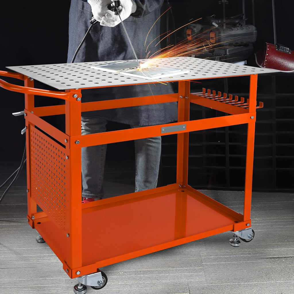 36 x 24 Welding Table with 5/8 Holes, 600lbs Load Capacity G137