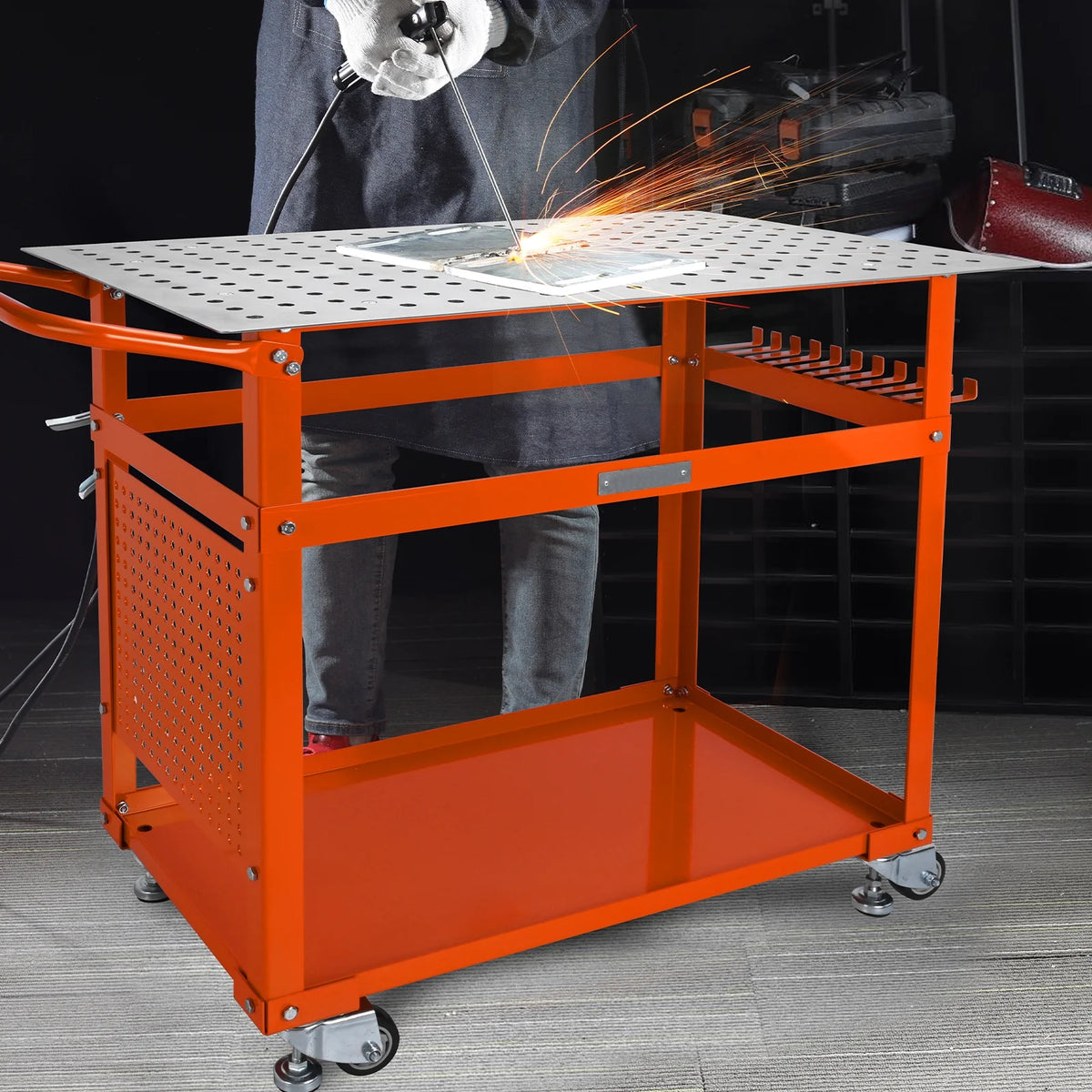 36 x 24 Welding Table with 5/8 Holes, 600lbs Load Capacity G137