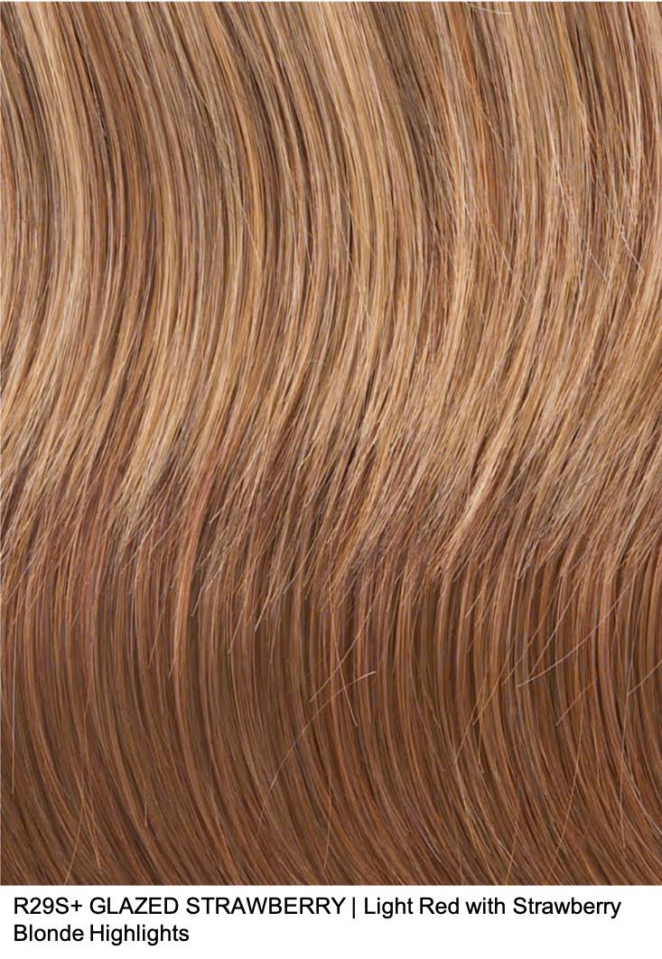 Glazed Black Cherry Long Layered Synthetic Wig P9199