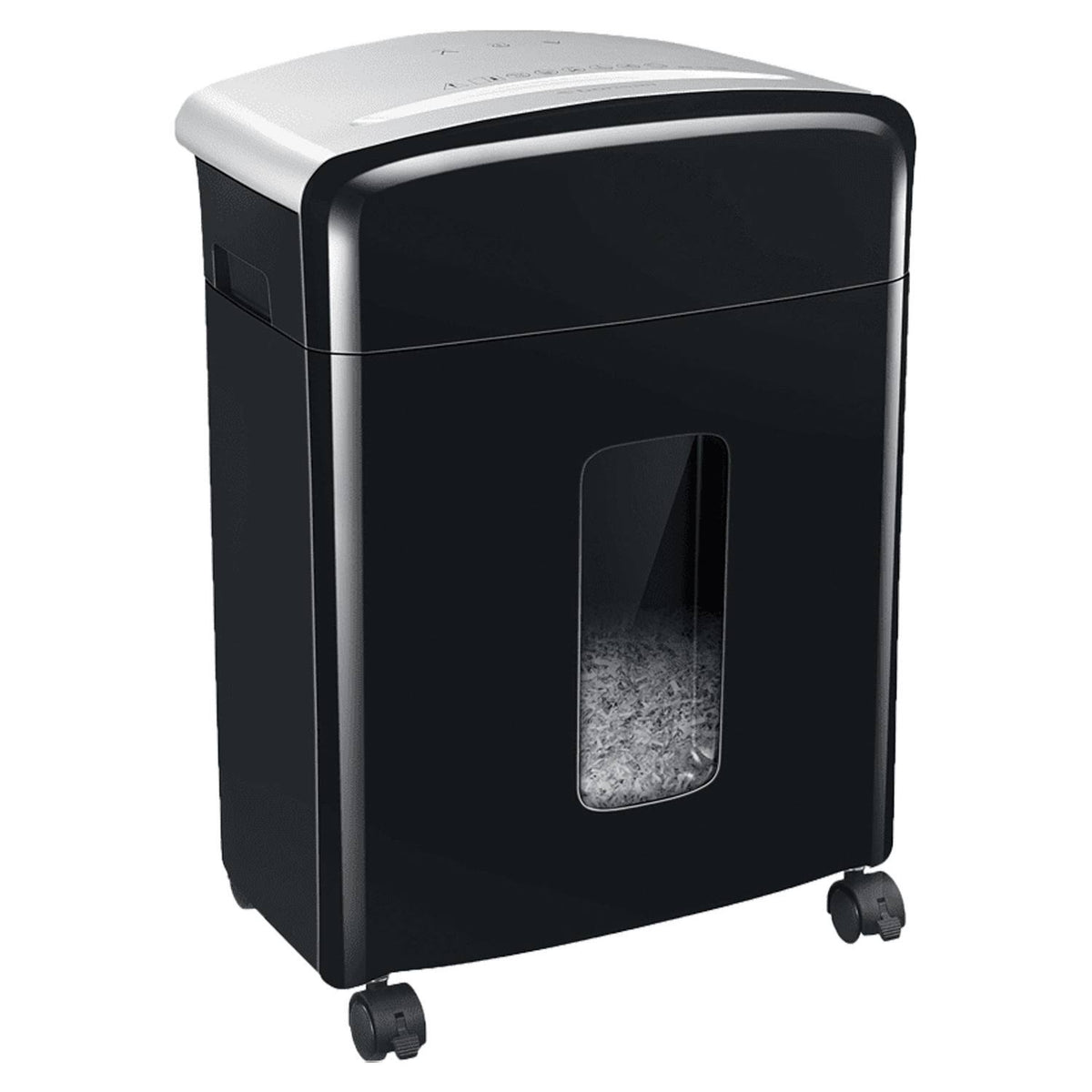 12 Sheet Micro Cut Paper Shredder Bin, Black A798681