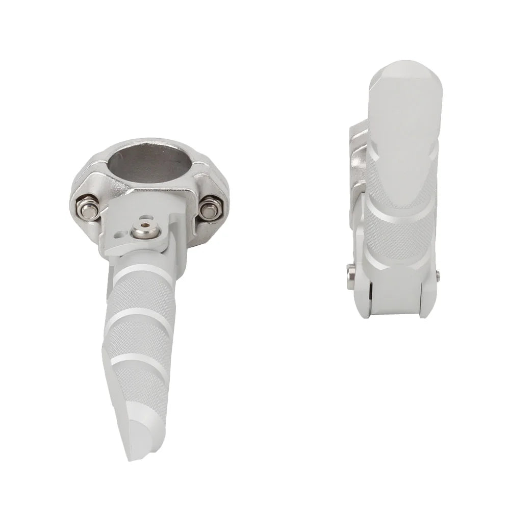 Universal Motorcycle 360 Rotatable Highway Crash Bar Foot Pegs F8101