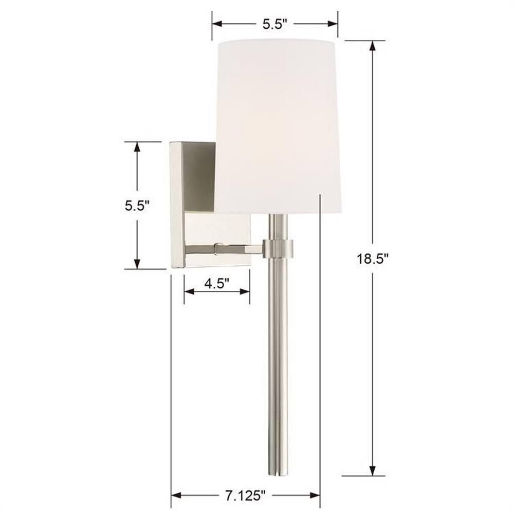 Black Forged Wall Mount Light J658