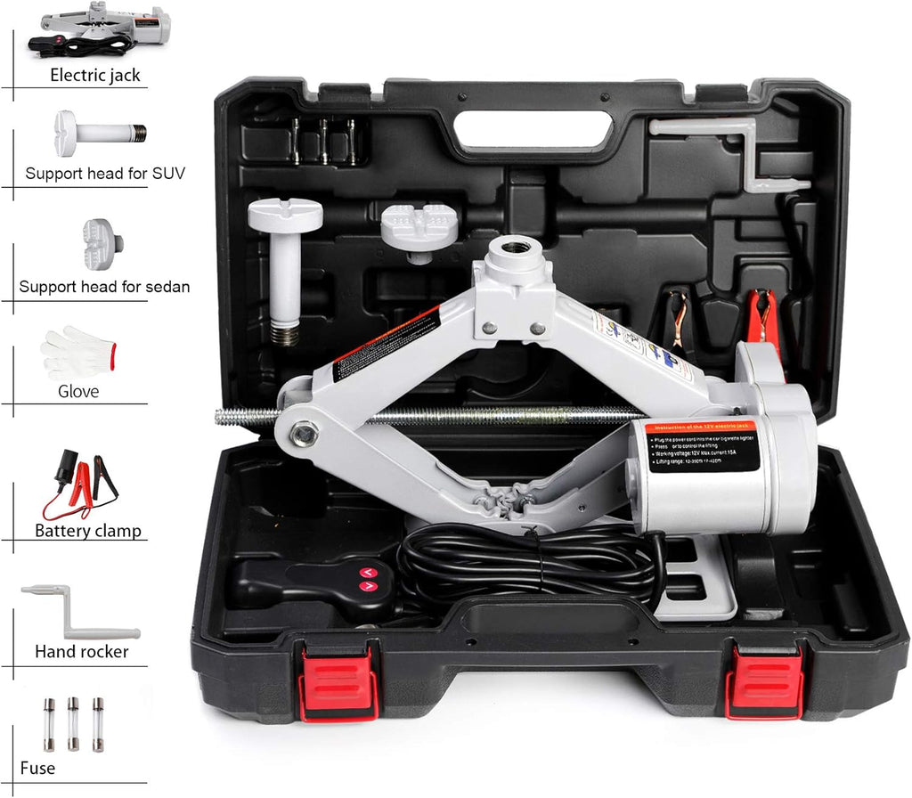 3 Ton 12v Electric Scissor Lift Jack U905
