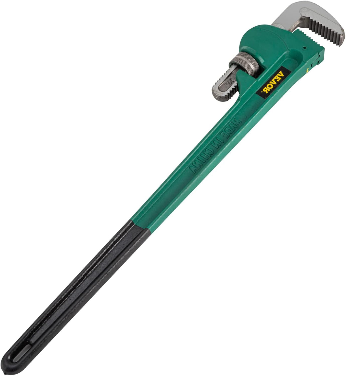 36-Inch Aluminum Straight Pipe Wrench Adjustable Heavy Duty 5” Jaw Capacity Pack of 2 J20458