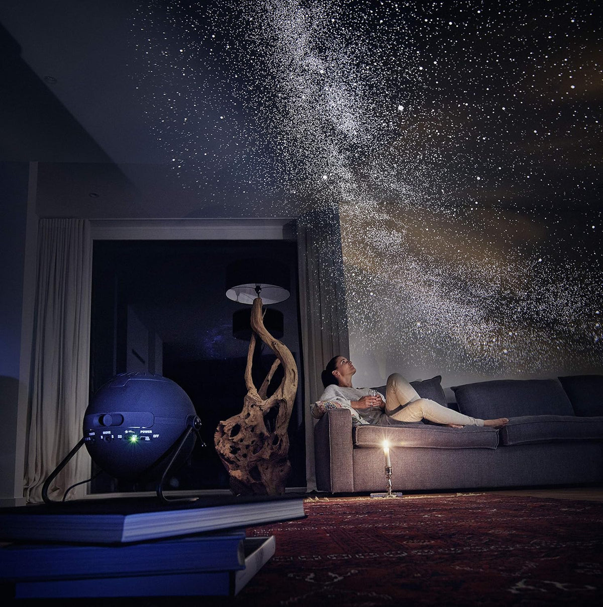 Satin Black Home Planetarium Star Projector F690