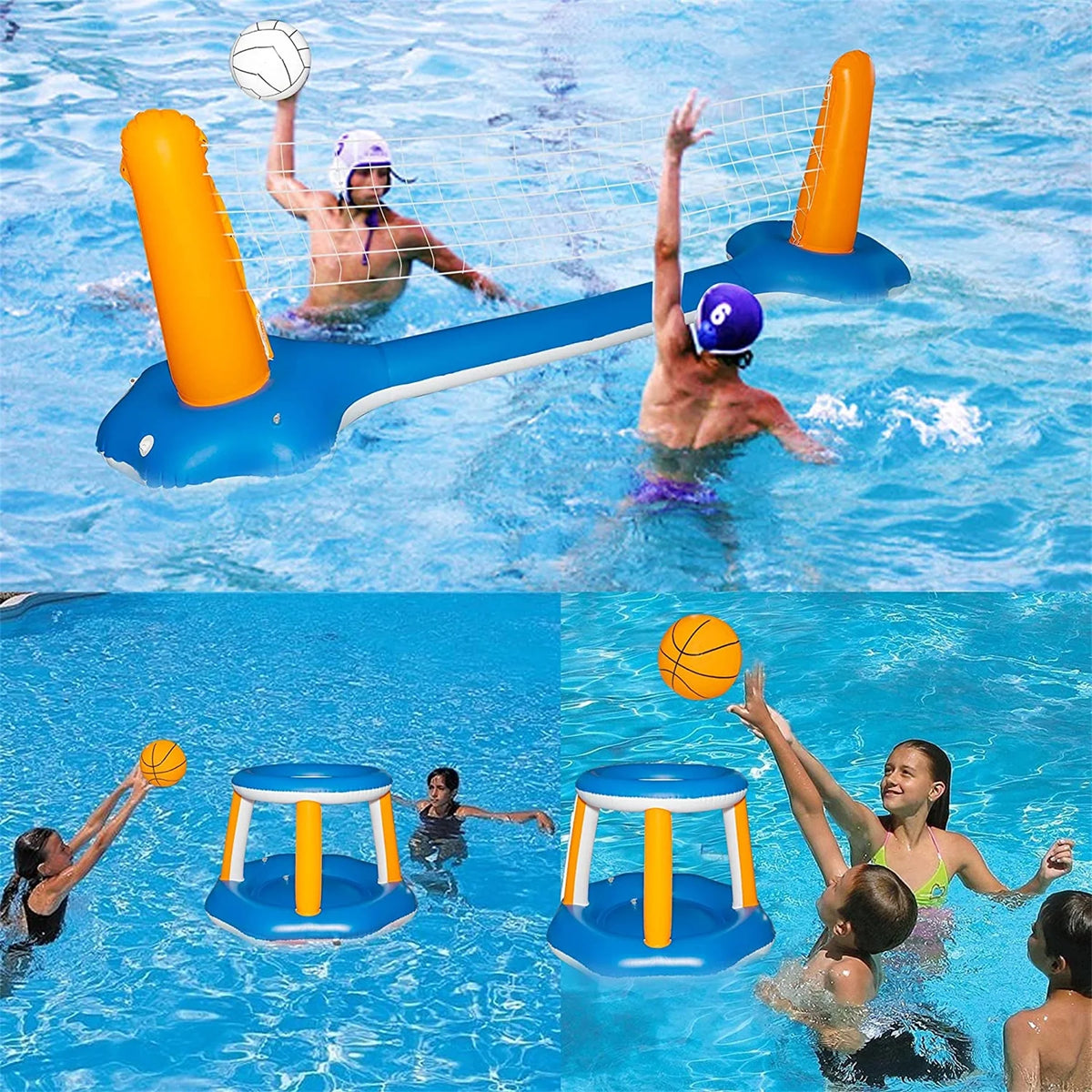 Inflatable Pool Volleyball Net Set E26561