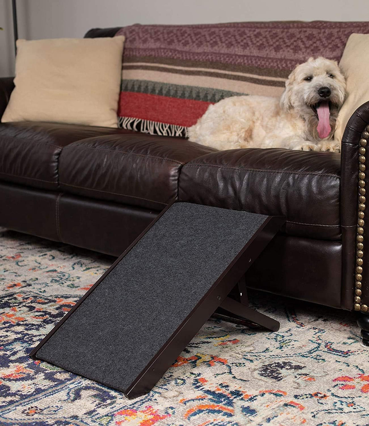 Espresso Wooden Folding Dog Ramp Pack of 2 N96656