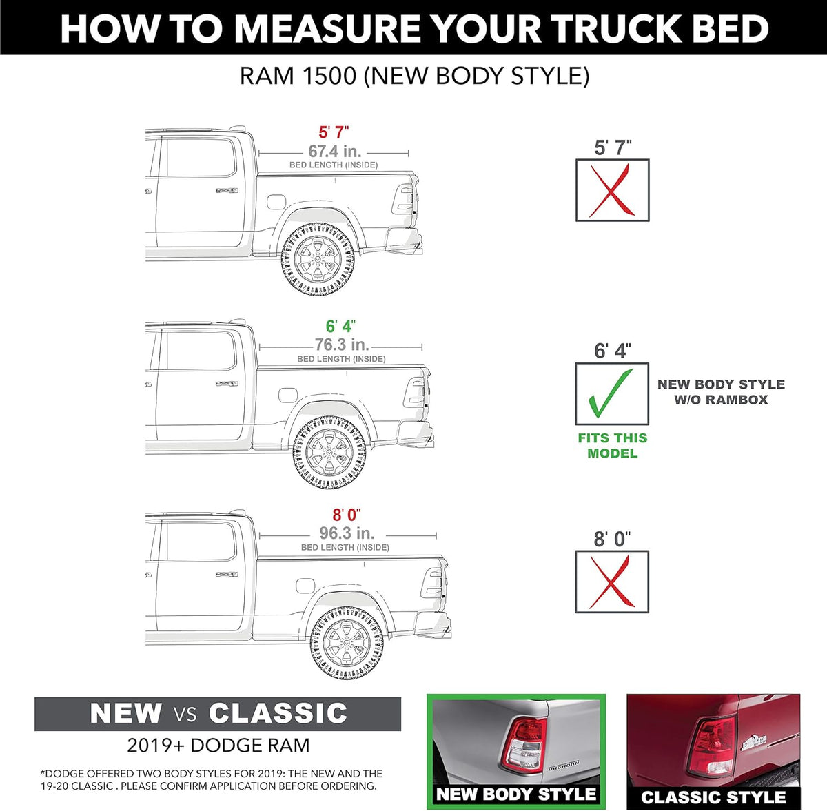 Hard Tri-Fold Truck Bed Tonneau Cover D89477