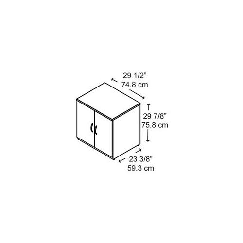 Light Oak Storage Cabinet O648613