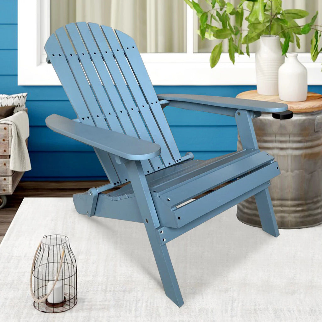 Folding Adirondack Chair Weather Resistant Plastic M607