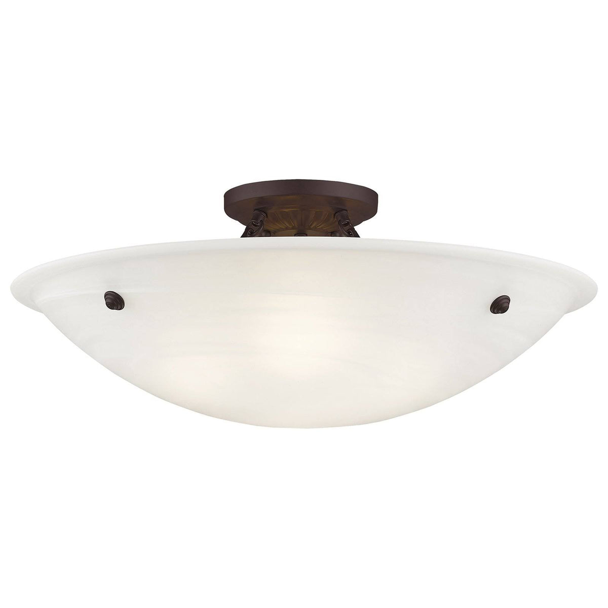 4 Light Flush Mount Antique Brass Y748009