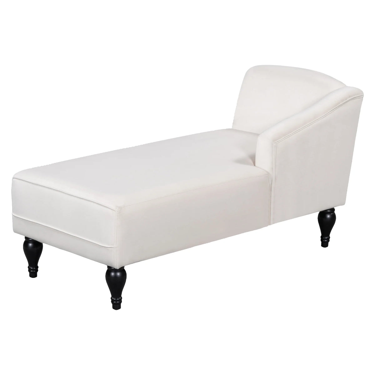 58 inch Velvet Button Tufted Chaise Lounge Sofa Y630055