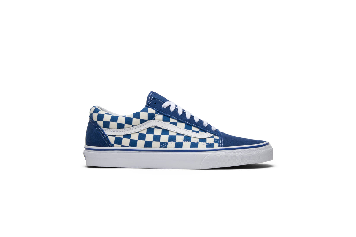 Blue Checkerboard Vans Shoes I7380