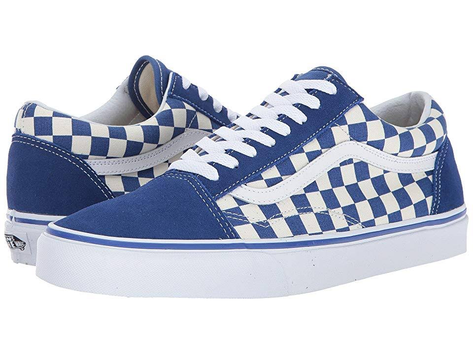 Blue Checkerboard Vans Shoes I7380