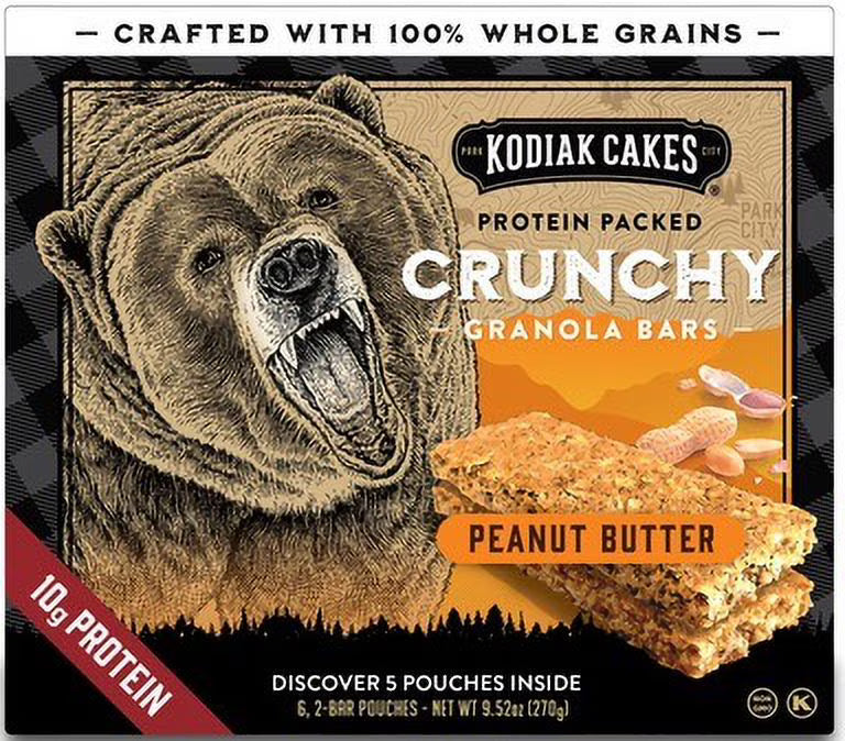 Protein-Packed Crunchy Peanut Butter Granola Bars (Pack of 18) Z56158