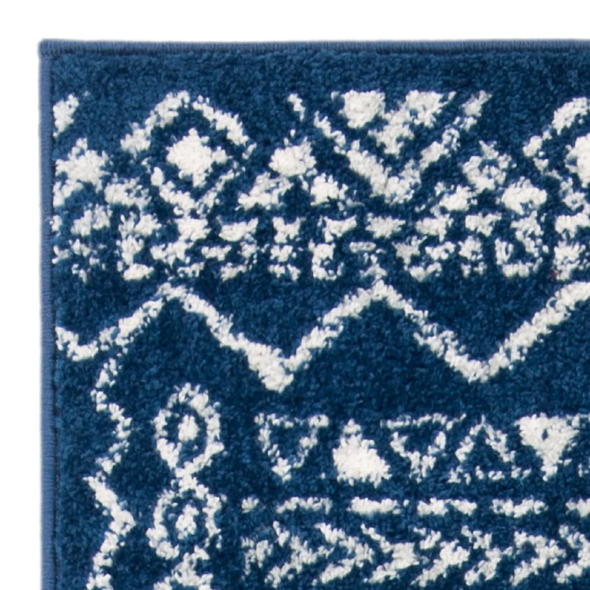 Navy Ivory 2' x 7' Runner Rug V454