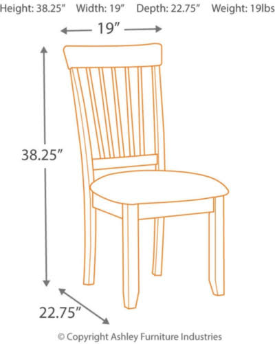Spindle Back Dining Side Chair M41914