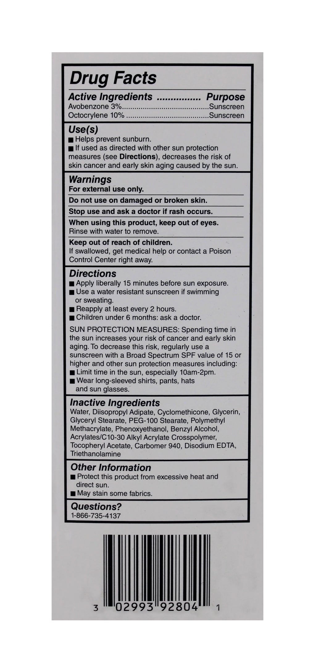 Daily Facial Moisturizer SPF 15 4 oz (Pack of 2) M993834