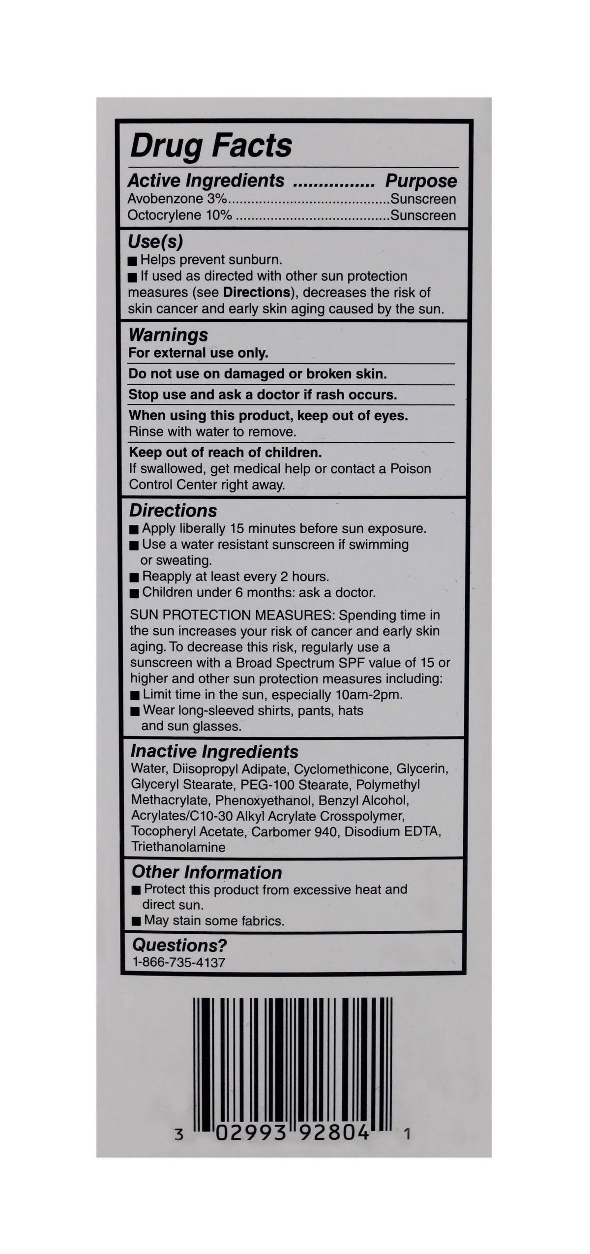 Daily Facial Moisturizer SPF 15 4 oz (Pack of 2) M993834