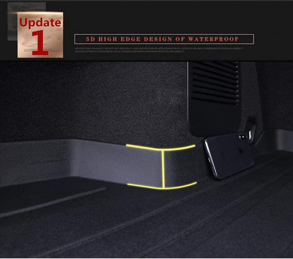 Cargo Liners Waterproof TPO Rear Trunk Tray Floor Mat Set of 2 R1196