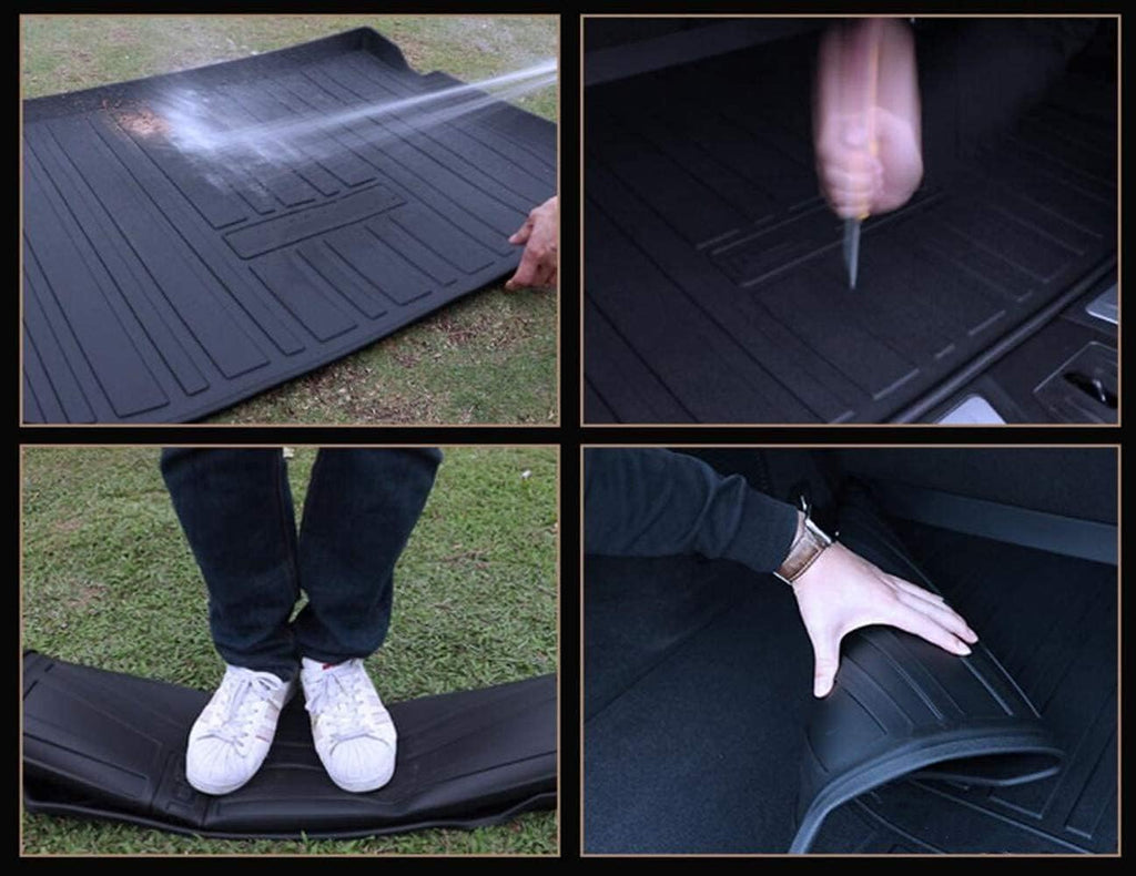 Cargo Liners Waterproof TPO Rear Trunk Tray Floor Mat Set of 2 R1196