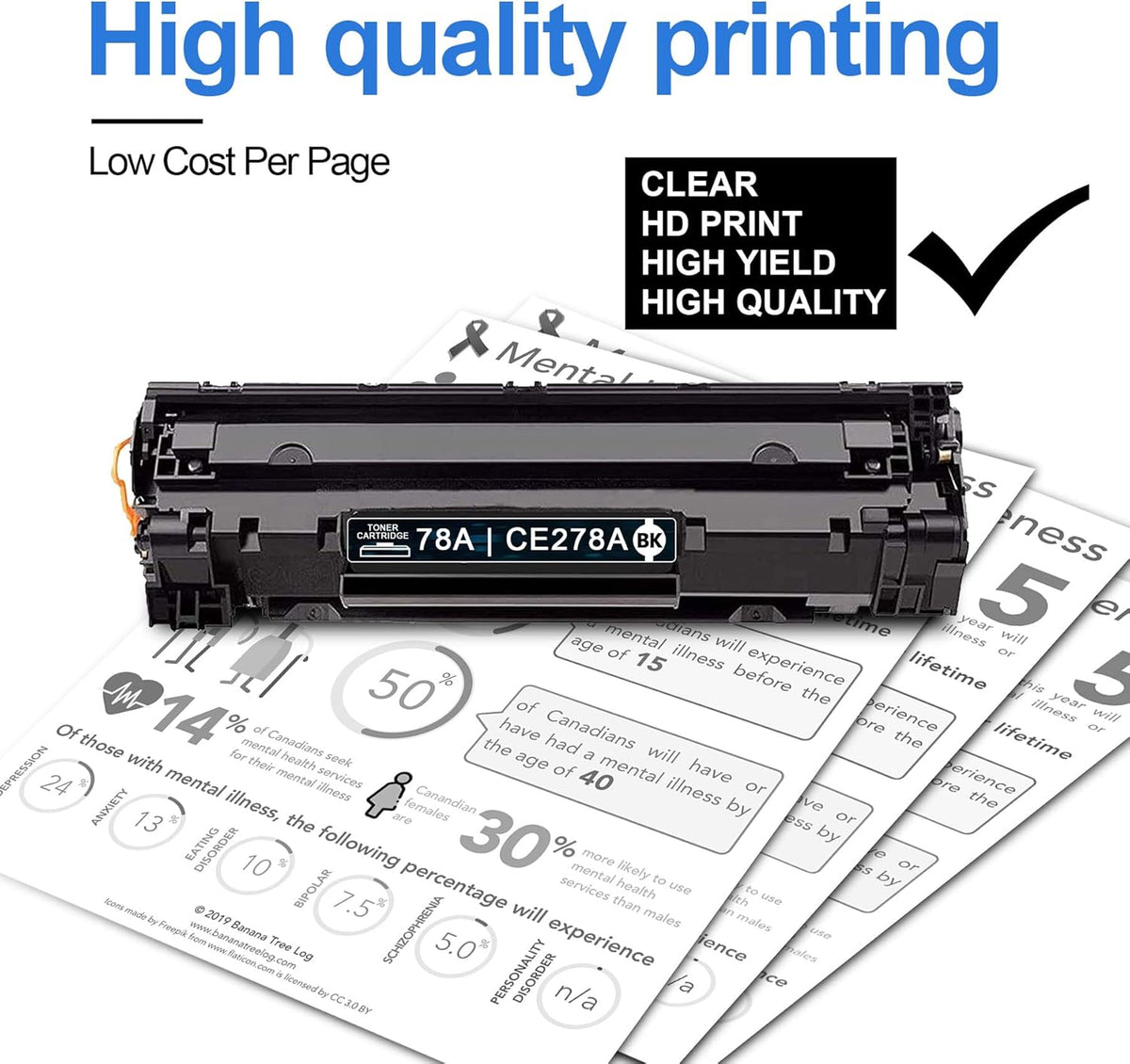 3-Pack Black Toner Cartridge W6962