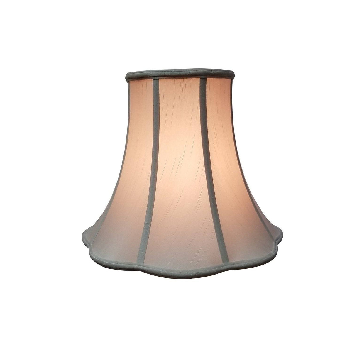 Beige Scallop Bell Lamp Shade, 10 x 20 x 15.5 C6121