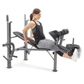 Alloy Steel Weight Bench with Leg Developer and Butterfly Arms S35924