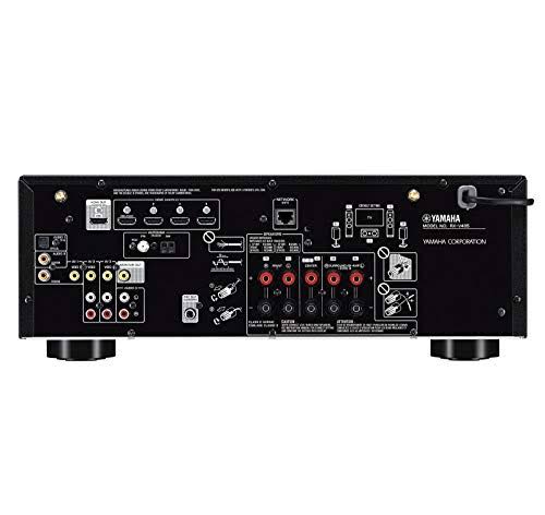 Black 5.1-Channel Network AV Receiver with 2 Wireless Speakers A759839