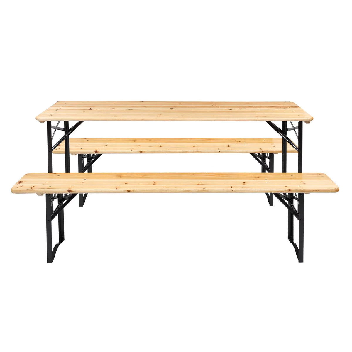 3-Piece Outdoor Folding Picnic Table Bench Set B1320