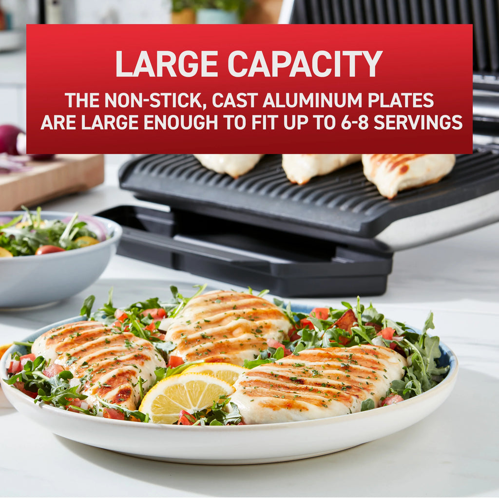 Indoor Electric Grill with Removable Nonstick Plates U543327