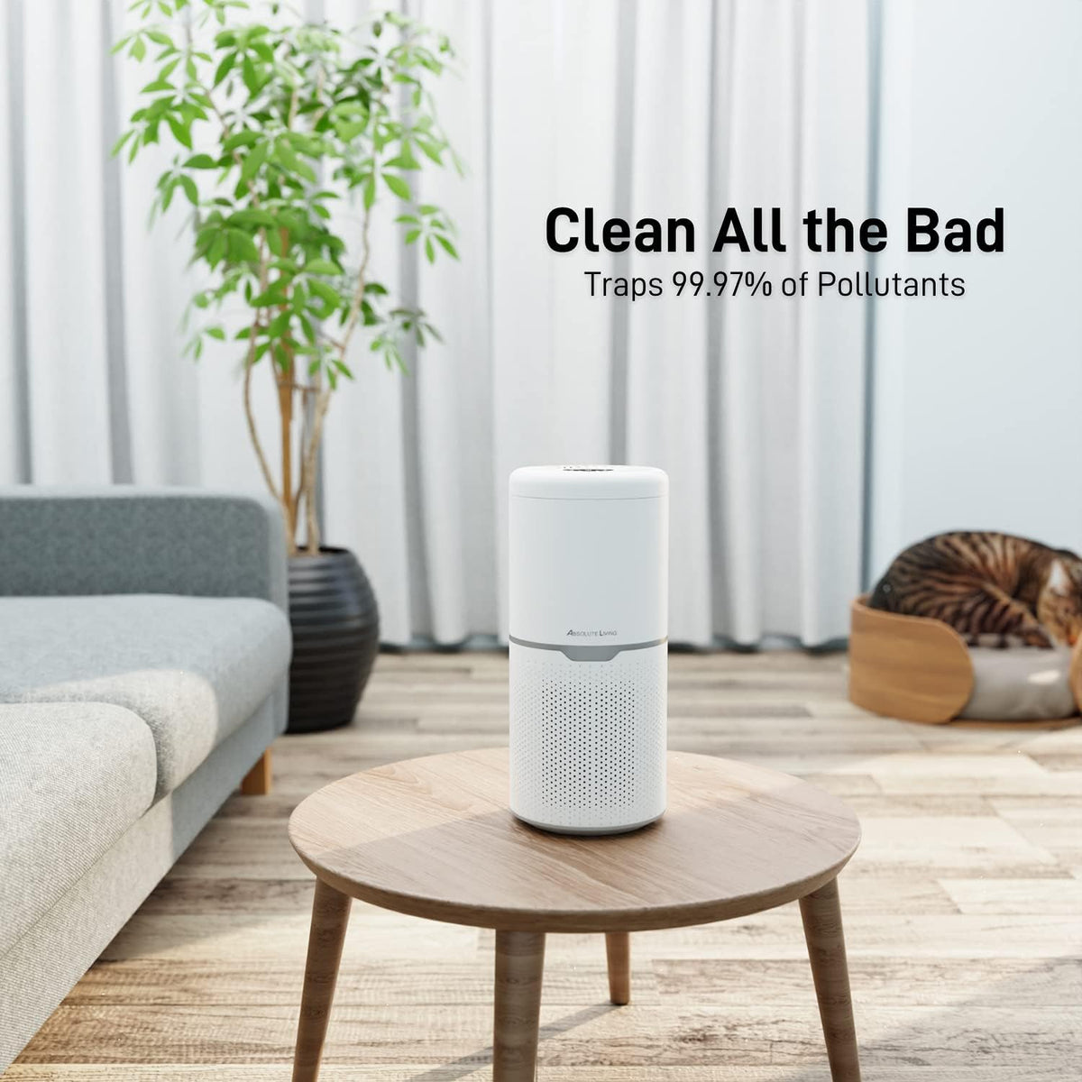 UV Air Purifier With HEPA Filter H13 and Auto Detect N987776